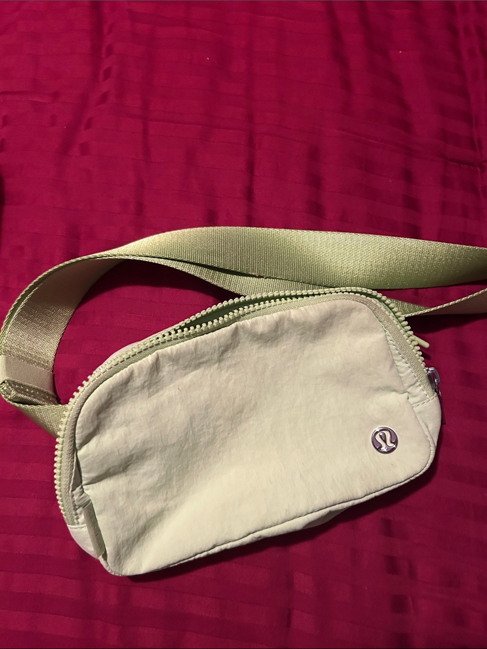 lululemon athletica Pale Green Belt Bag